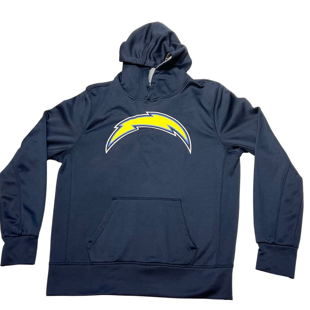 Los Angeles Chargers Hoodie Sweatshirt Mens Large L Pullover Navy Blue OTS
